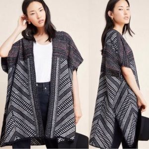 Anthropologie Molly Bracken Cardigan Sweater  M/L Bohemian Statement Piece.